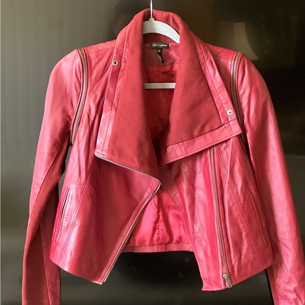 Yigal Azrouel x Aqua Bloomingdale’s Exclusive Convertible Leather Jacket & Vest
